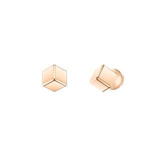 Roségold, Ohrringe, Chopard Ice Cube Be Cube Ohrstecker, Ref: 83A661-5001