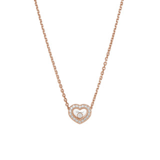 Roségold, Halsschmuck, Chopard Happy Diamonds Icons Halskette, Ref: 81A054-5201