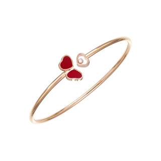 Roségold, Armschmuck, Chopard Happy Hearts Wings Armreif, Ref: 85A083-5800