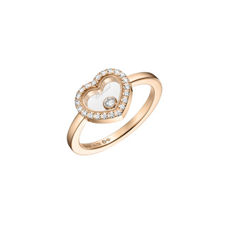 Roségold, Ringe, Chopard Happy Diamonds Icons Ring, Ref: 82A192-5200