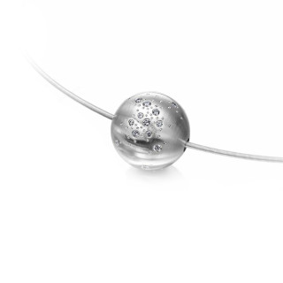 Weißgold, Halsschmuck, Meister Women's Collection KugelAnhänger , Ref: 140.4973.00-W