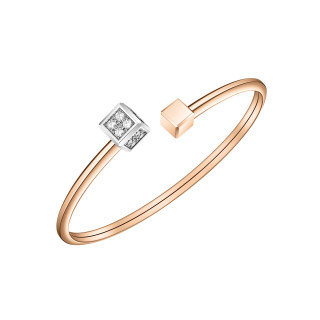 Weißgold, Armschmuck, Chopard Ice Cube Be Cube Armreif, Ref: 85A661-9003