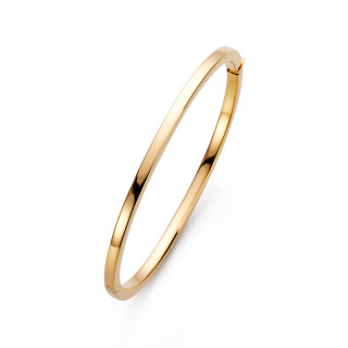 Gelbgold, Armschmuck, Clioro Armreif mit Scharnier, poliert, Ref: 55161.7000