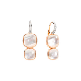Roségold, Ohrringe, Pomellato Nudo Ohrhänger, Ref: POC2025O7WHRBTBMP