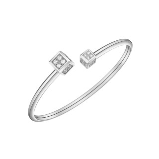 Weißgold, Armschmuck, Chopard Ice Cube Be Cube Armreif, Ref: 85A661-1003