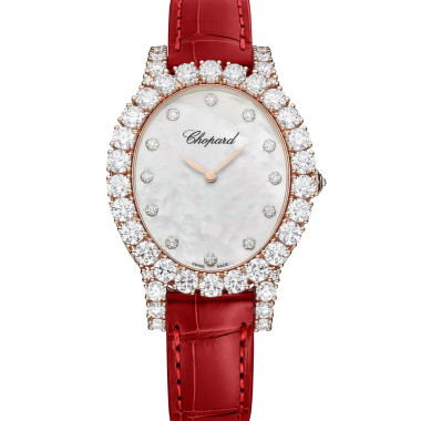         Damenuhr, Handaufzug, Chopard L'Heure du Diamant Oval