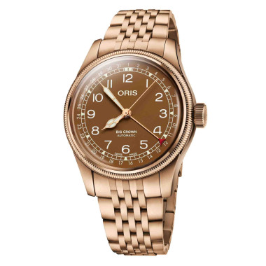 Damen- und Herrenuhr, Automatik, ORIS Big Crown Bronze Pointer Date