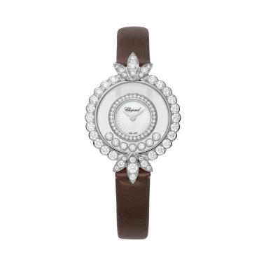 Damenuhr, Quarzwerk, Chopard Happy Diamonds Joaillerie