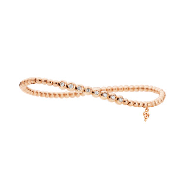 Armschmuck, Roségold, Capolavoro Flexibles Armband Flessibile