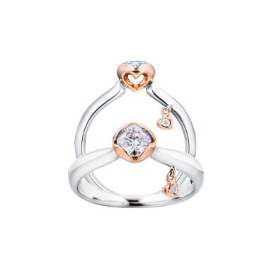 Ringe, Weißgold, Capolavoro Ring Sweet Heart