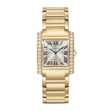Damenuhr, Quarzwerk, Cartier Tank Française