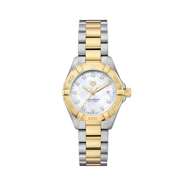         Damenuhr, Quarzwerk, TAG Heuer TAG HEUER AQUARACER DATE