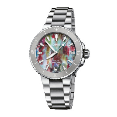         Damen- und Herrenuhr, Automatik, ORIS Aquis Date