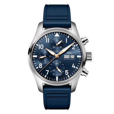         Damen- und Herrenuhr, Automatik, IWC Schaffhausen Pilot's Watch Chronograph 41 Le Petit Prince