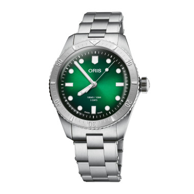         Damen- und Herrenuhr, Automatik, ORIS Divers Sixty‑Five Calibre 400