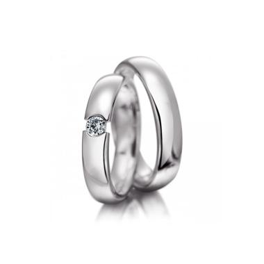 Ringe, Weißgold, Meister Trauringe Classics