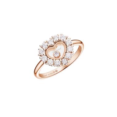 Ringe, Roségold, Chopard Happy Diamonds Icons Joaillerie Ring