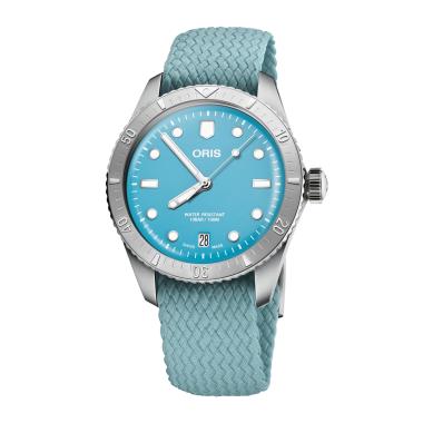 Unisex, Automatik, ORIS Divers Sixty‑Five 'Cotton Candy'