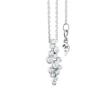 Halsschmuck, Weißgold, Capolavoro Collier Prosecco
