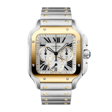         Damen- und Herrenuhr, Automatik, Cartier Santos de Cartier