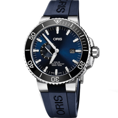Herrenuhr, Automatik, ORIS Aquis Small Second, Date