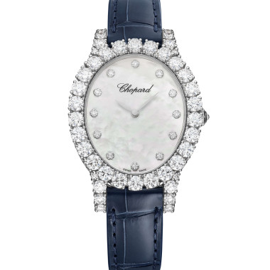         Damenuhr, Handaufzug, Chopard L'Heure du Diamant Oval