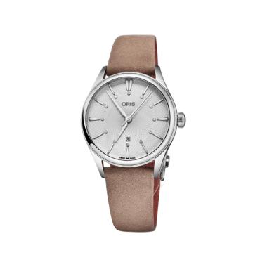 Damenuhr, Automatik, ORIS Artelier Date Diamonds