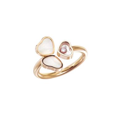 Ringe, Roségold, Chopard Happy Hearts Wings Ring
