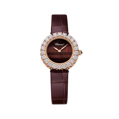 Damenuhr, Handaufzug, Chopard L'Heure du Diamant Rund