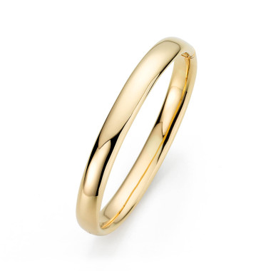         Gelbgold, Armschmuck, Clioro Armreif mit Scharnier, poliert