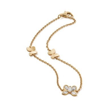         Rotgold, Armschmuck, Hans D. Krieger Butterfly Armband