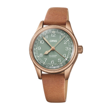 Damen- und Herrenuhr, Automatik, ORIS Big Crown Bronze Pointer Date