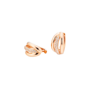         Roségold, Ohrringe, Capolavoro Ohrcreolen Cielo