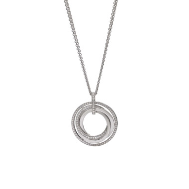         Weißgold, Halsschmuck, Hans D. Krieger Anhänger mit Kette