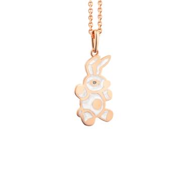 Halsschmuck, Roségold, Capolavoro Collier Magic Bunny
