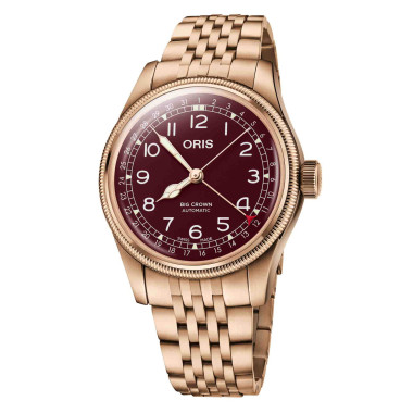         Damen- und Herrenuhr, Automatik, ORIS Big Crown Bronze Pointer Date