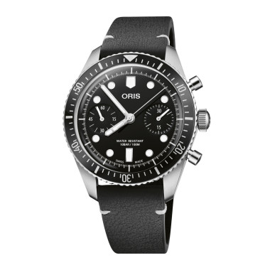         Damen- und Herrenuhr, Automatik, ORIS Divers Sixty‑Five Chronograph