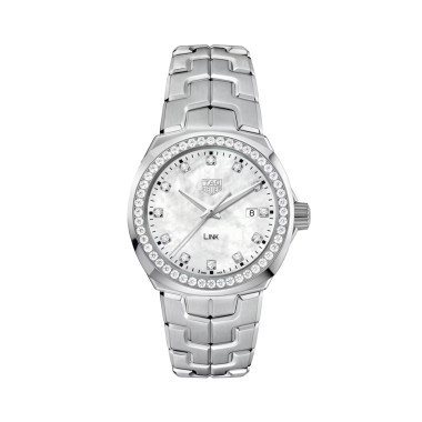        Damenuhr, Quarzwerk, TAG Heuer TAG HEUER LINK DATE