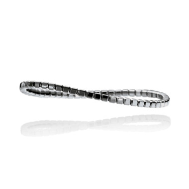 Armschmuck, Weißgold, Capolavoro Flexibles Armband Flessibile