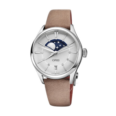 Damen- und Herrenuhr, Automatik, ORIS Artelier Grande Lune, Date