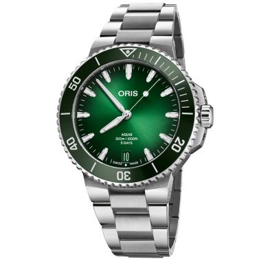 Herrenuhr, Automatik, ORIS Aquis Date Calibre 400