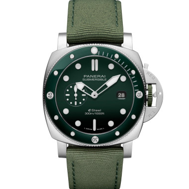         Herrenuhr, Automatik, Panerai Submersible QuarantaQuattro ESteel™ Verde Smeraldo