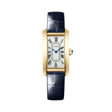         Damenuhr, Quarzwerk, Cartier Tank Américaine
