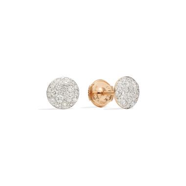 Ohrringe, Roségold, Pomellato Sabbia Ohrstecker
