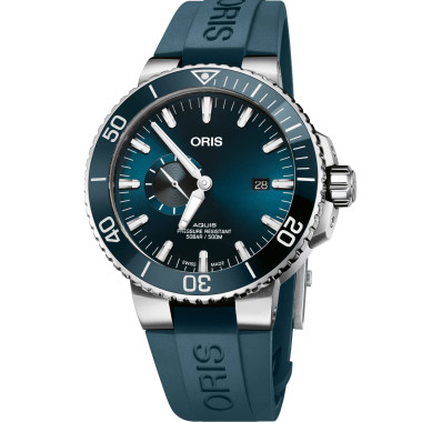         Herrenuhr, Automatik, ORIS Aquis Small Second, Date