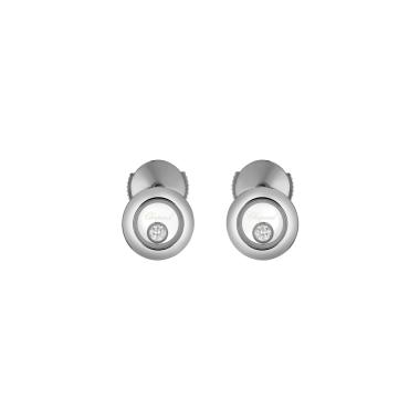 Ohrringe, Weißgold, Chopard Happy Diamonds Icons Ohrstecker