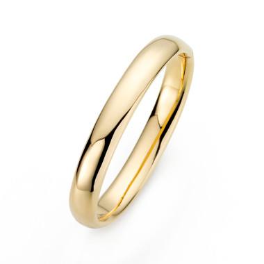         Gelbgold, Armschmuck, Clioro Armreif mit Scharnier, poliert