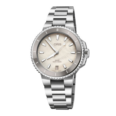         Damen- und Herrenuhr, Automatik, ORIS Aquis Date