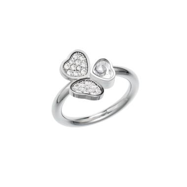 Ringe, Weißgold, Chopard Happy Hearts Ring