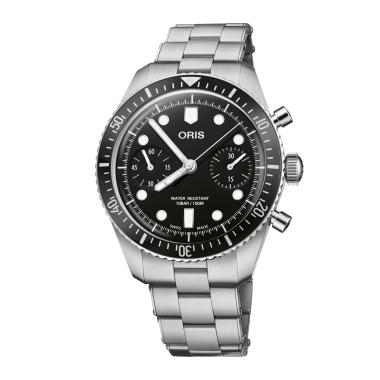 Unisex, Automatik, ORIS Divers Sixty‑Five Chronograph